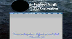 Desktop Screenshot of fairhopesingletax.com